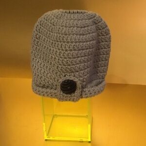 Handmade Crochet Ponytail hat with hole. NWOT
